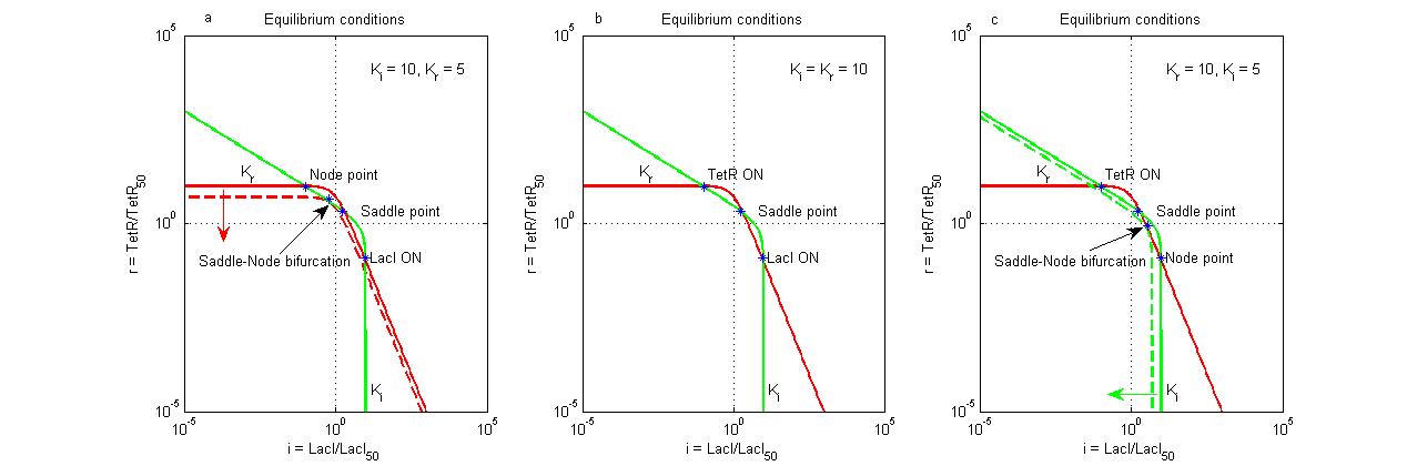 Figure 2: Equilibrium conditions